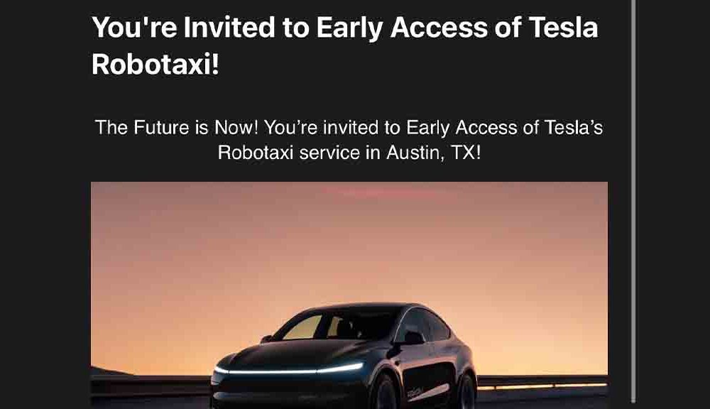 Tesla Robotaxi Invitations