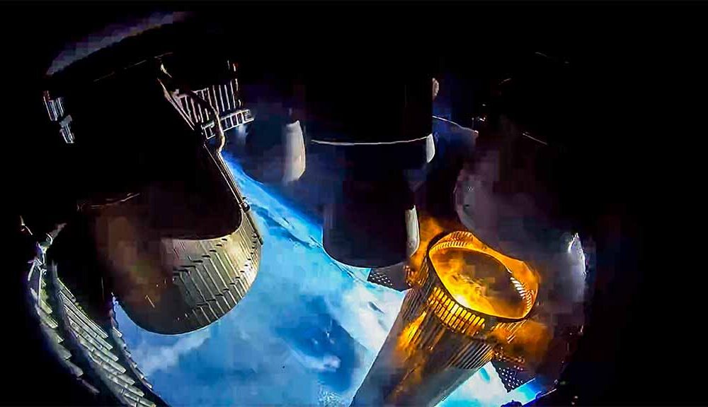 SpaceX Starship Hot-staging