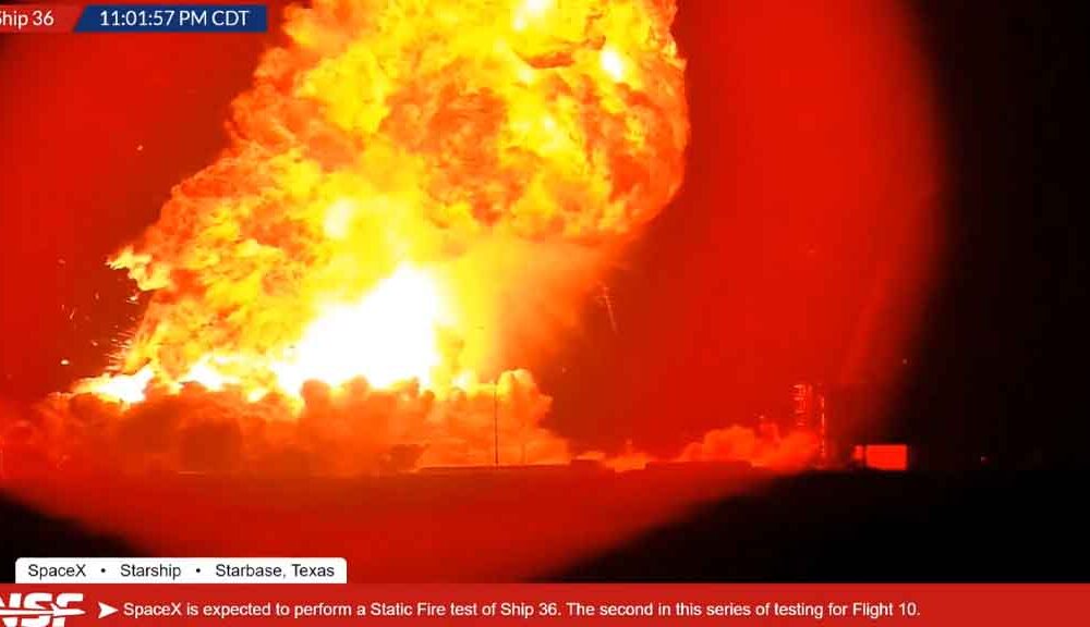 SpaceX Starship 36 Exploded