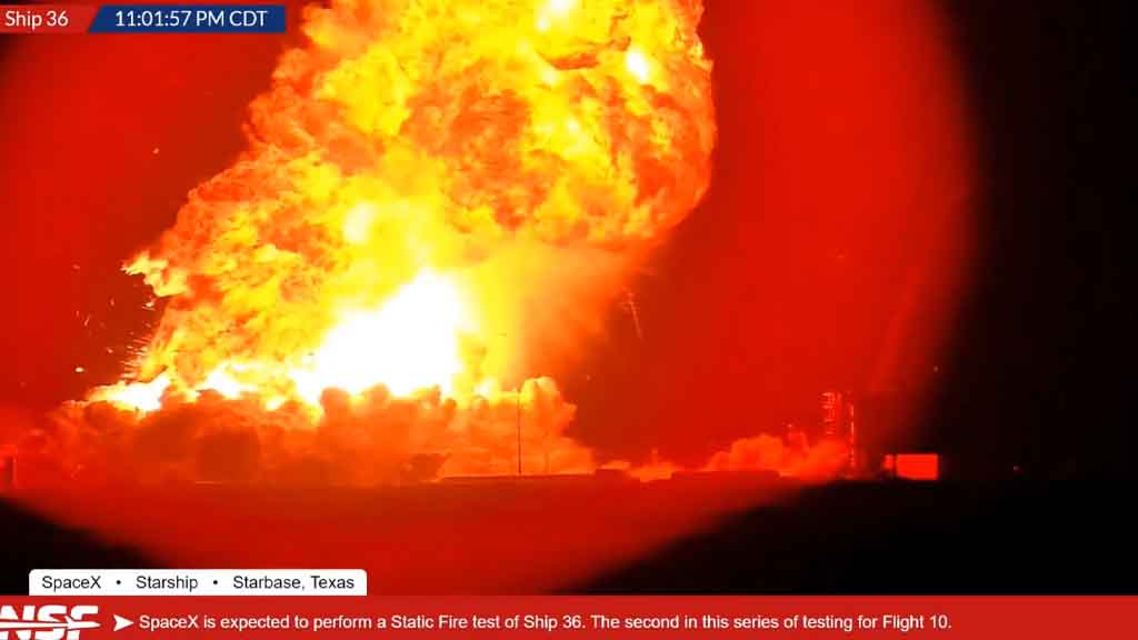 SpaceX Starship 36 Exploded