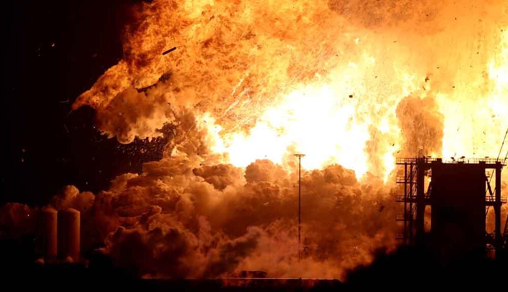 SpaceX Starship Explosion Starbase