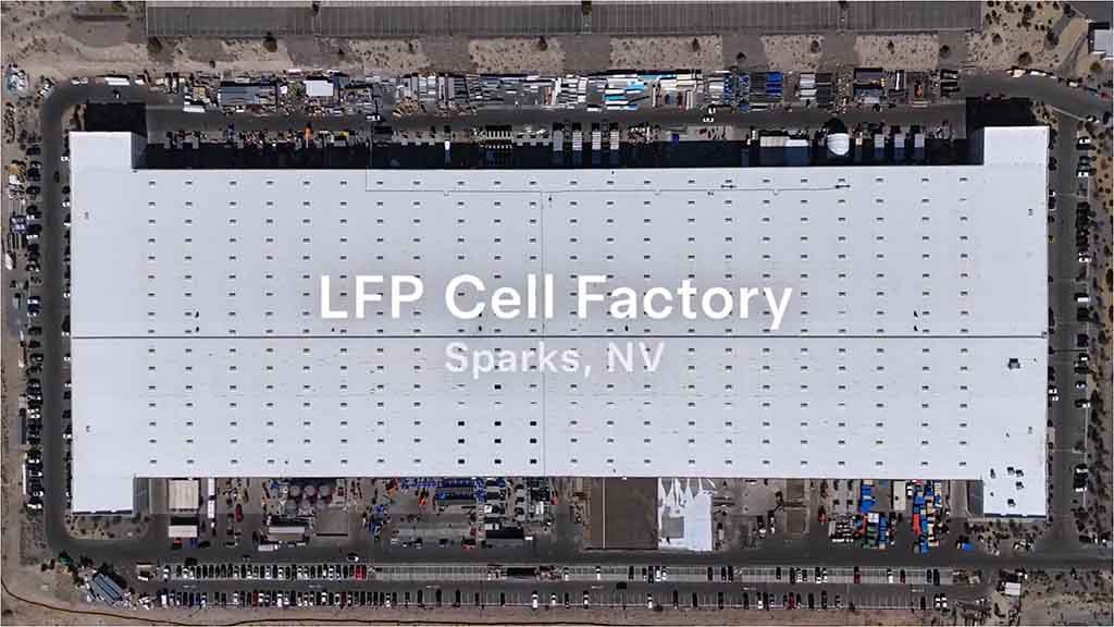 Tesla LFP battery Factory