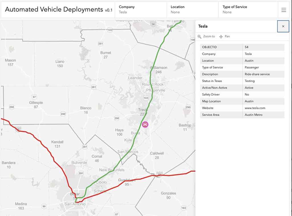 Tesla robotaxi Texas