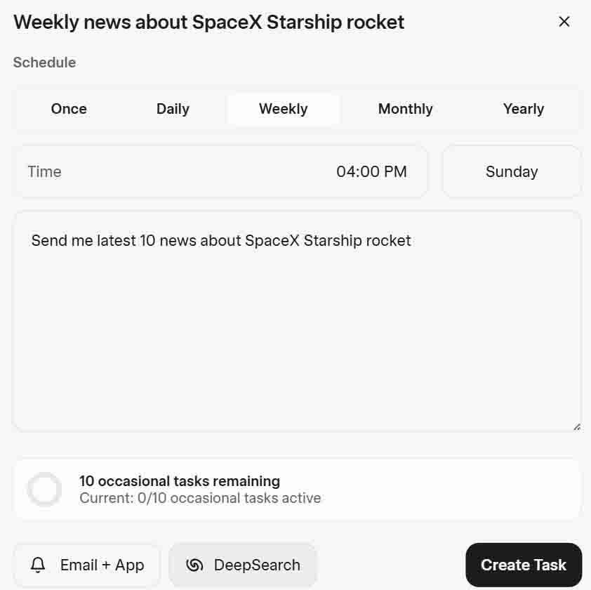 Create Grok tasks