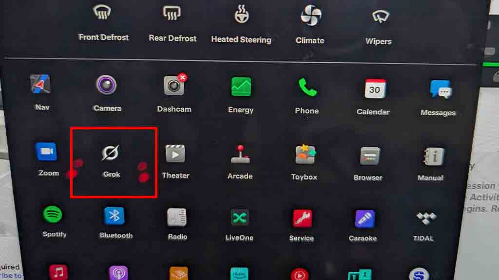 Tesla Grok features