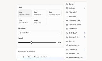 Grok voice mode for web