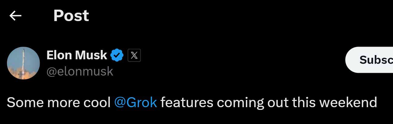 New Grok Features are coming