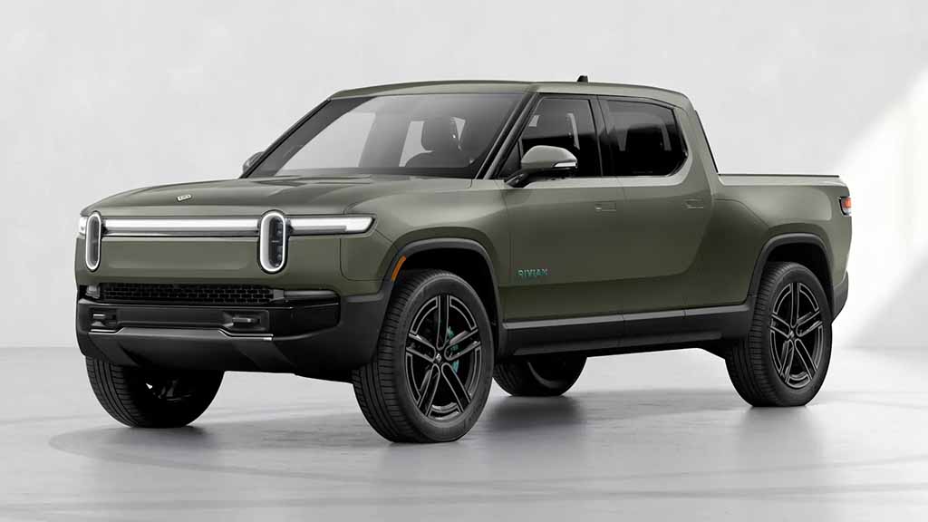 Rivian R1T Launch Green