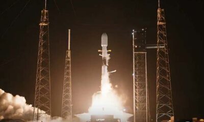 SpaceX Falcon 9 Rocket Liftoff with Amazon Kuiper mission