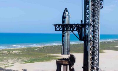SpaceX Starship on launch stand