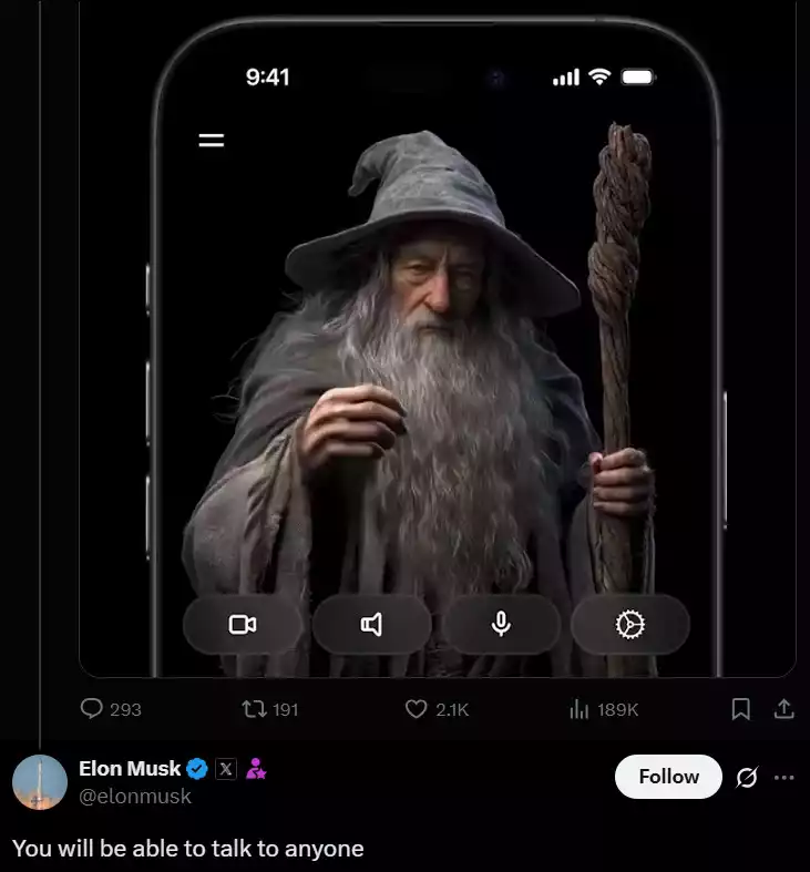 Talk to anyone in Grok Companions