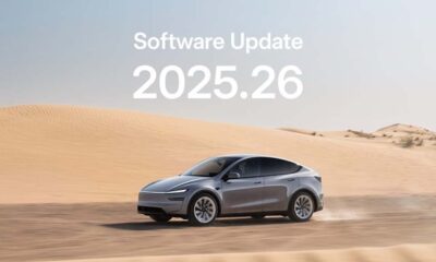 Tesla 2025.26 software update