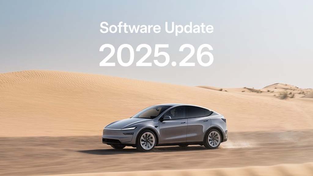 Tesla 2025.26 software update