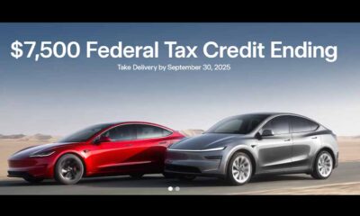 Tesla Federal Tax Credit ending on September 30