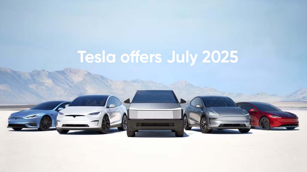 Tesla offers July 2025