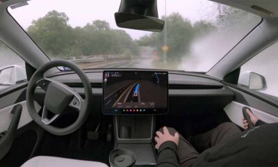 Tesla Robotaxi Rain