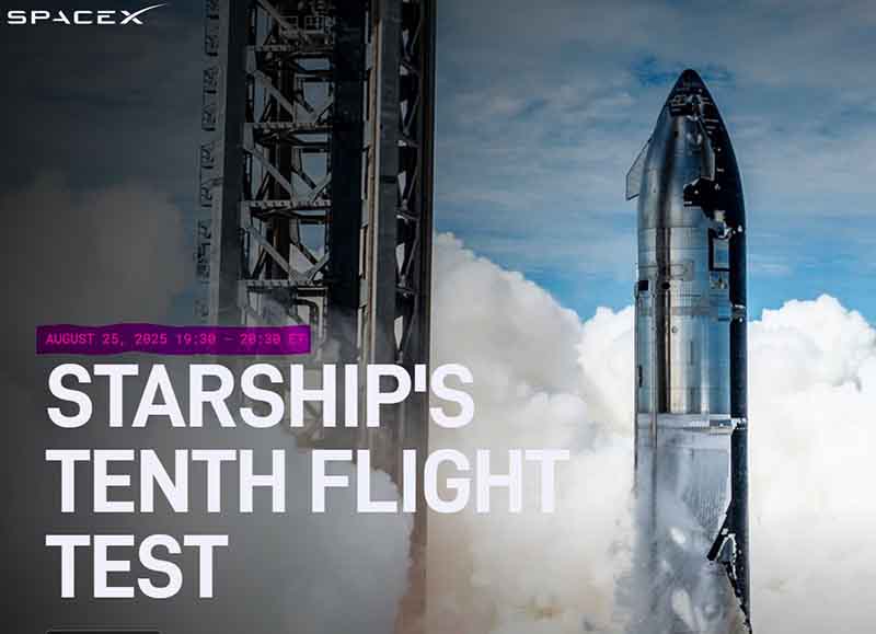 Starship Flight Test 10 tomorrow