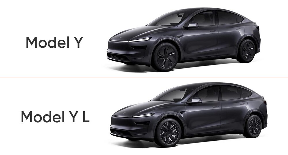 Tesla Model Y L vs Model Y Comparison