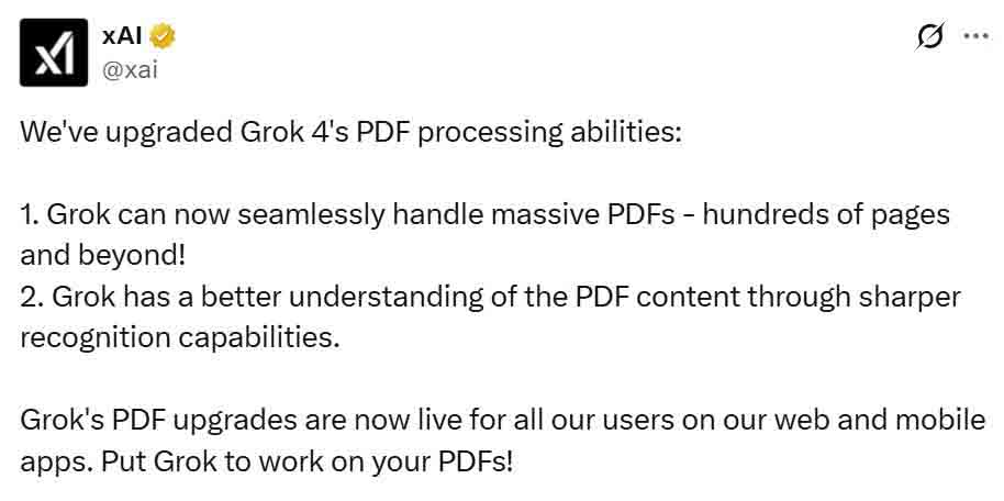 xAI Grok 4 PDF