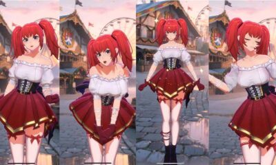 xAI Grok Ani Oktoberfest outfit