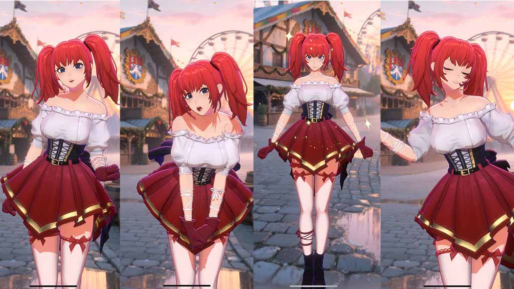 xAI Grok Ani Oktoberfest outfit