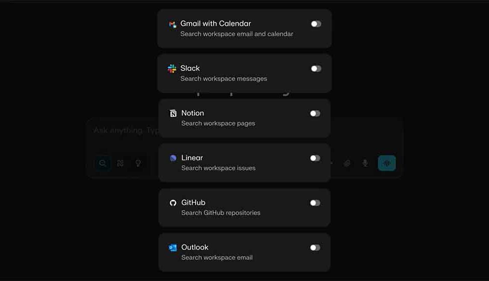 Perplexity App Connectors