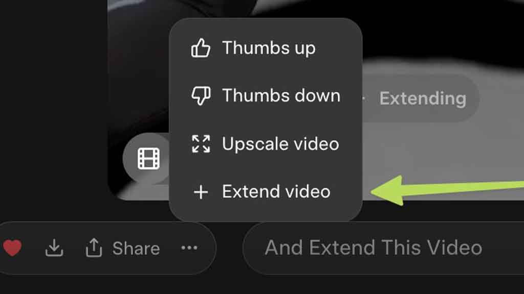 xAI Grok Imagine Extend Video feature