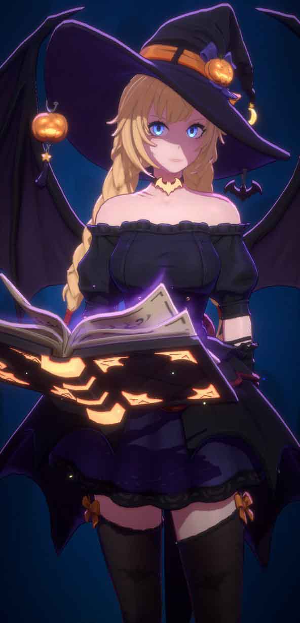 Ani Grok Companions Halloween Outfit