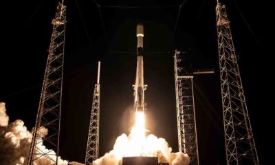 SpaceX Falcon 9 rocket lifting off