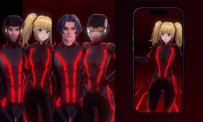 xAI Grok Ani Valentine Companion Tron Ares outfit