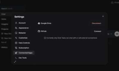 xAI Grok Connected Apps Github