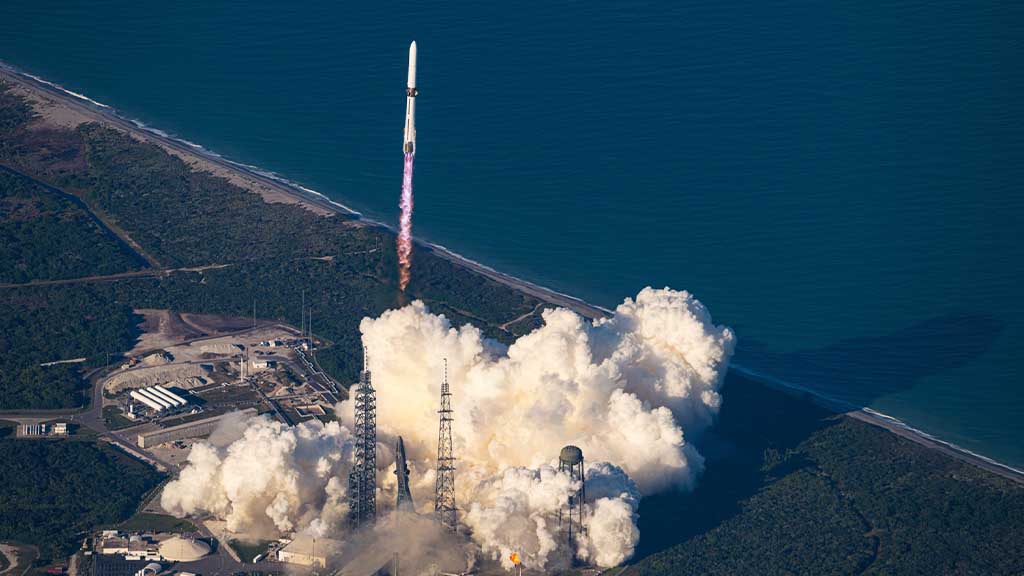 Blue Origin's New Glenn rocket liftoff