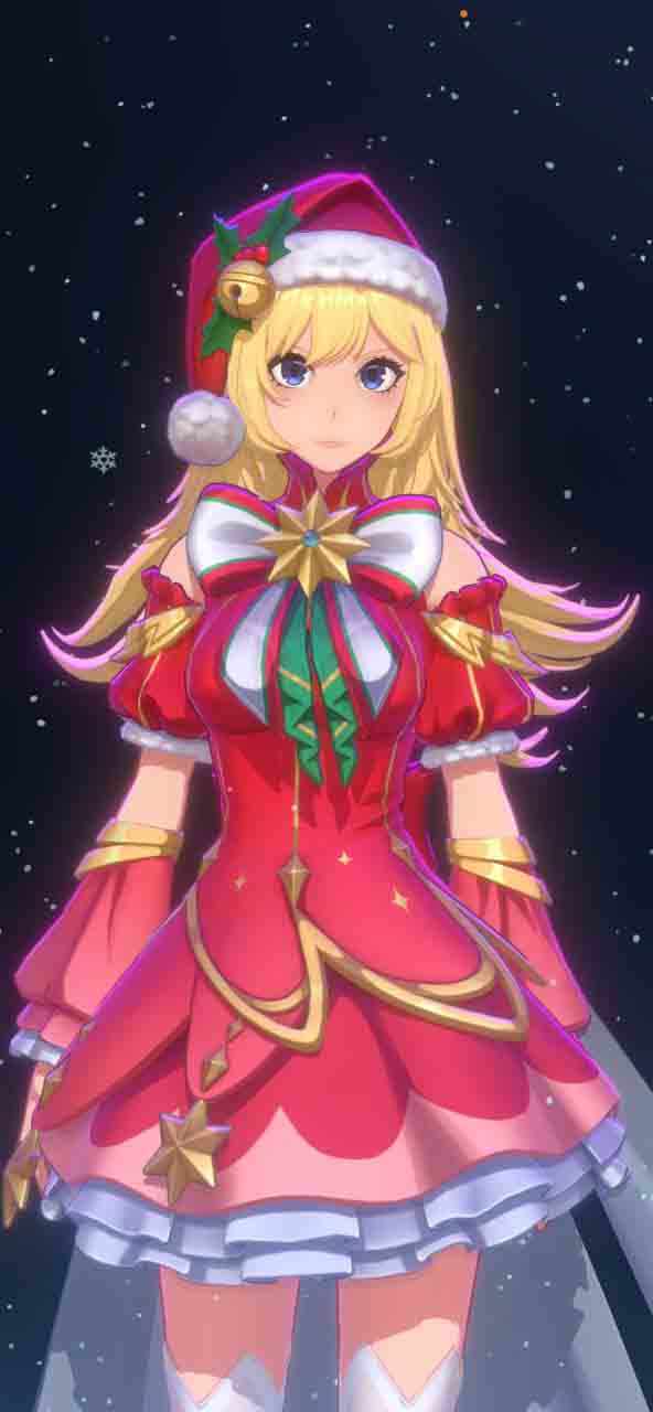 xAI Grok Ani Christmas outfit