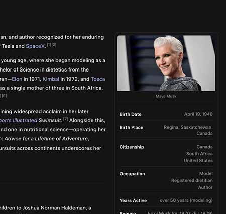 xAI Grokipedia Infoboxes