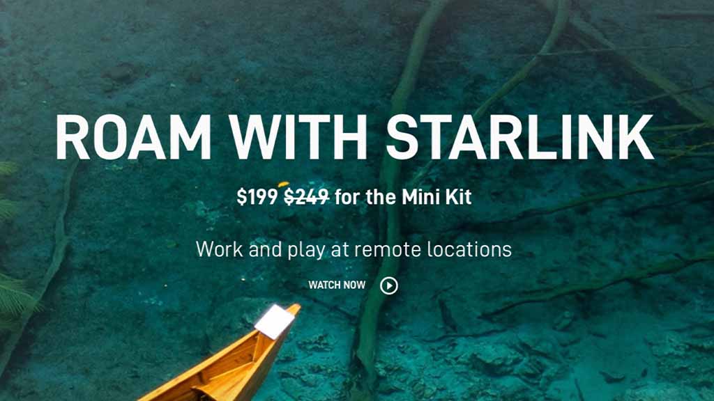 SpaceX Starlink Mini price cut to $199