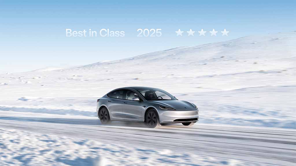Tesla Model 3 Euro NCAP’s Best in Class