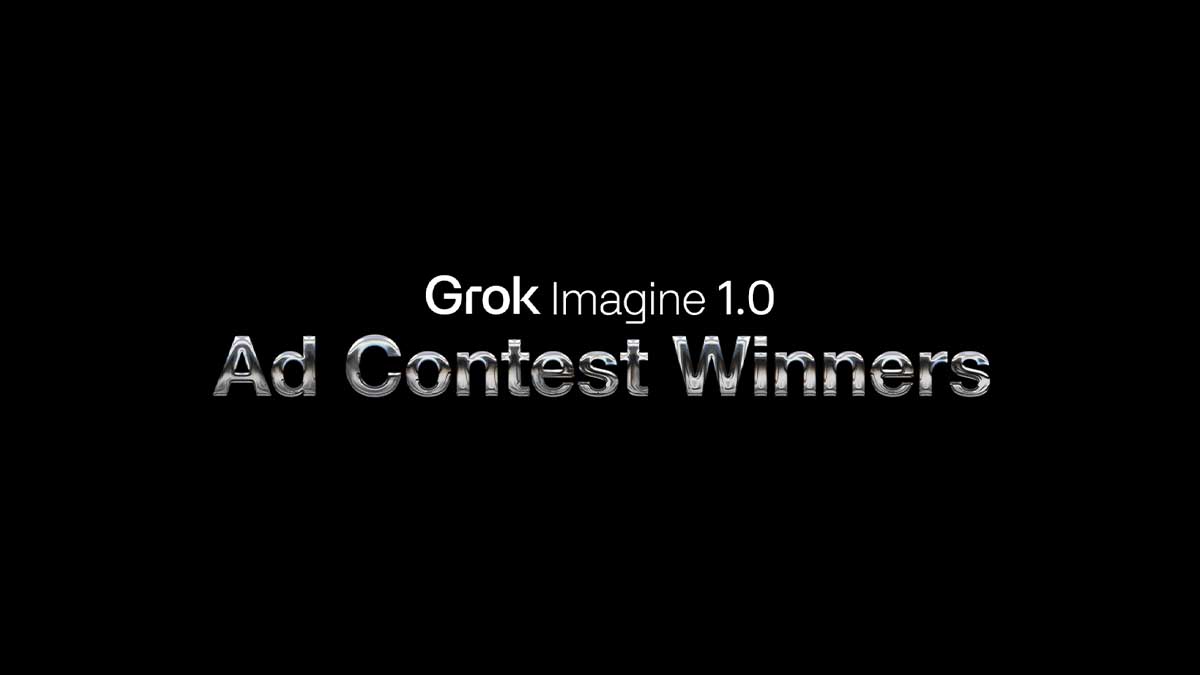 Grok Imagine 1.0 ad contest winners