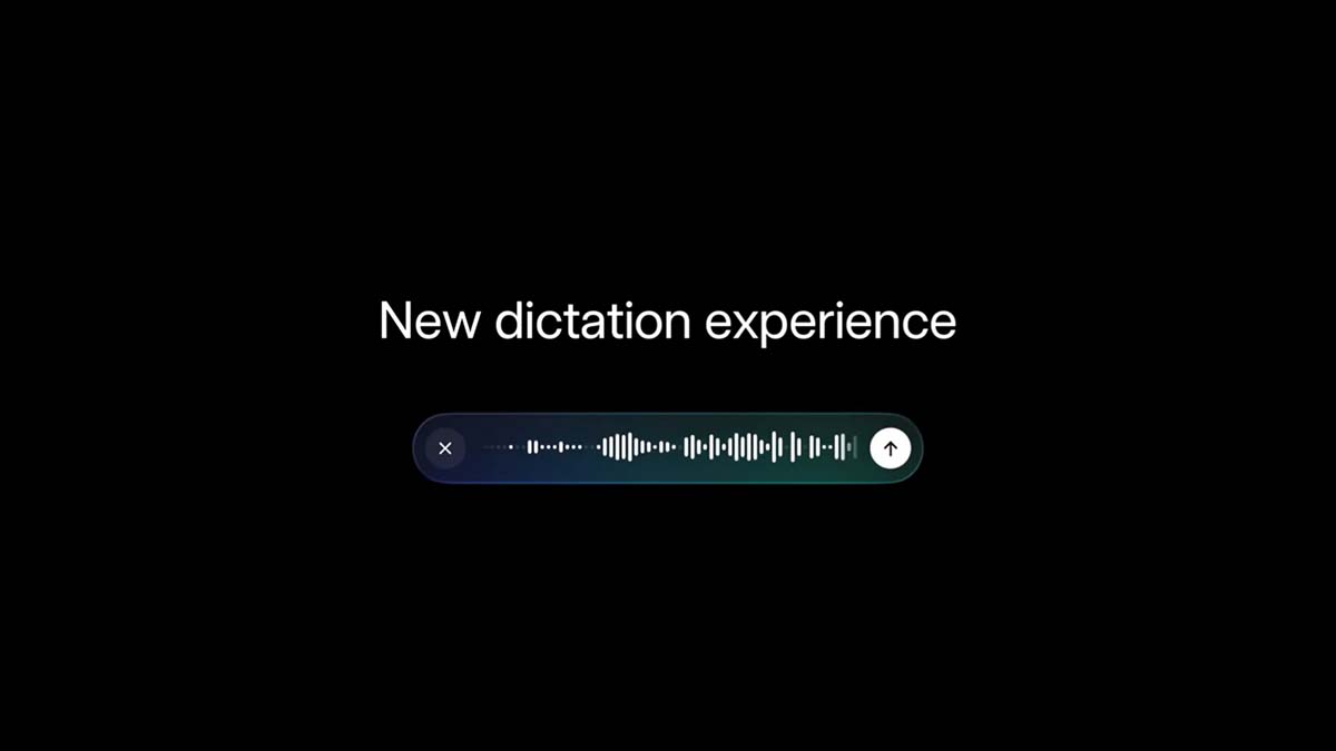 xAI Grok voice dictation feature