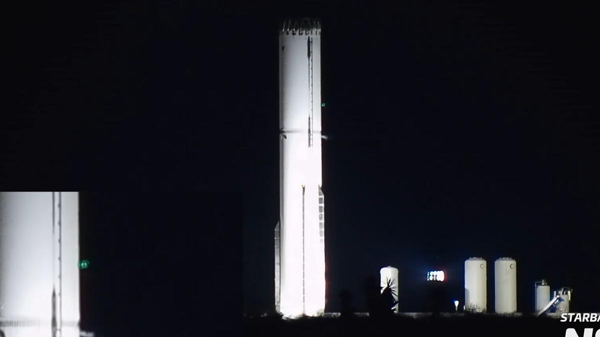 SpaceX Super Heavy Booster 19 performing full cryo test