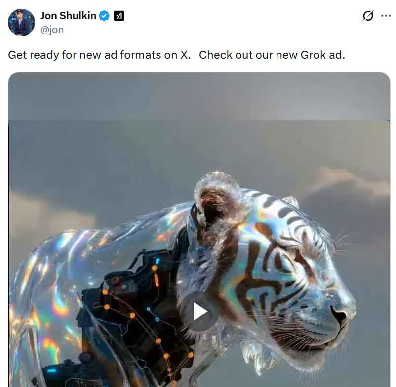 X Grok Ads