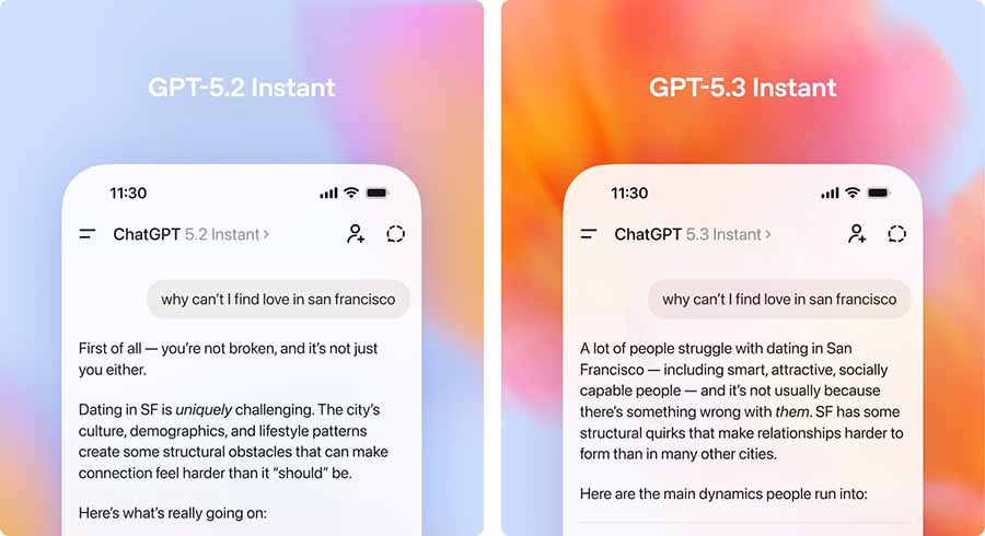 OpenAI GPT 5.3 Instant